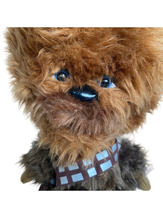 Underground Toys Other - Star Wars Chewbacca Stuffed Toy 12" Tall With Bandolier Battery Operated Plush B